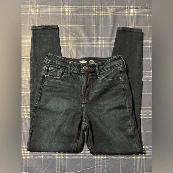 Old Navy Denim - Old Navy Jeans Rockstar Super Skinny High Rise Dark Was Jeans Women’s Sz 2